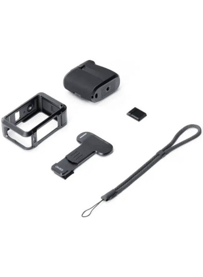 dji Osmo Action 6 Street Photography Grip Accessory Kit, Professional Handheld Cage & Grip for Stable Street Shooting, Black - Image 2