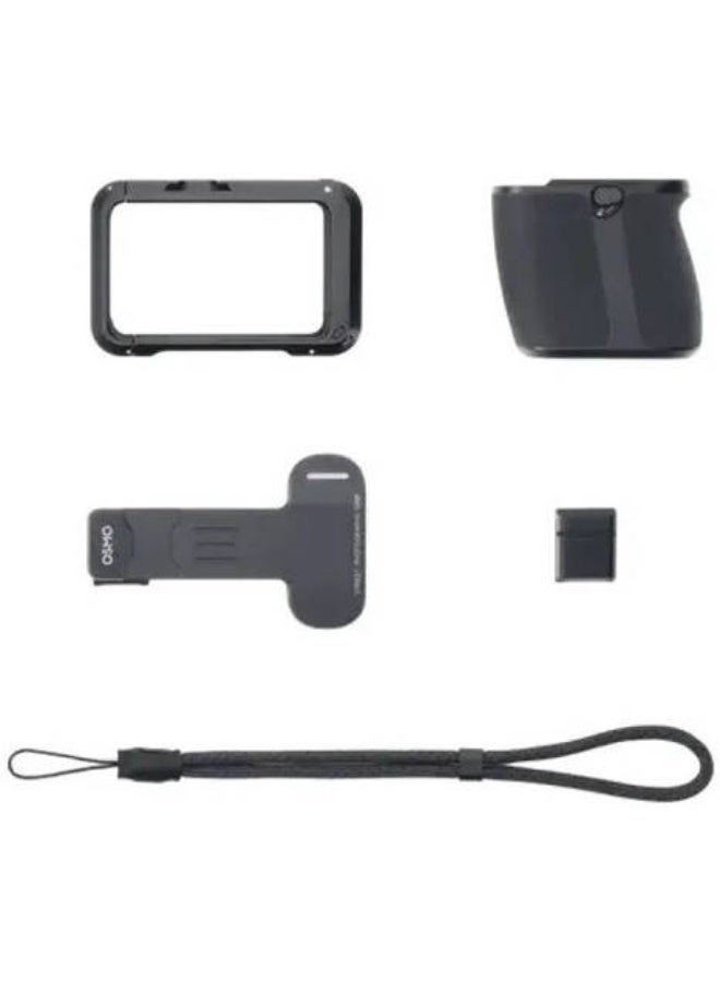 dji Osmo Action 6 Street Photography Grip Accessory Kit, Professional Handheld Cage & Grip for Stable Street Shooting, Black - Image 3