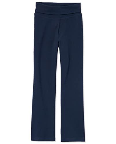 The Children's Place girls Active Foldover Waist Pants, Tidal Single, Medium US - Image 5