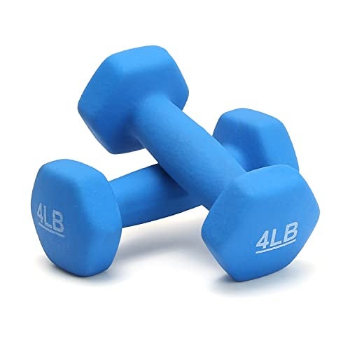 KAKSS Neoprene Workout Fixed Weight Dumbbell(Proudly Made In India) (4-Pound, Set Of 2pc) - Image 1
