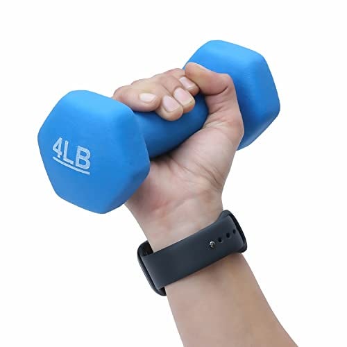 KAKSS Neoprene Workout Fixed Weight Dumbbell(Proudly Made In India) (4-Pound, Set Of 2pc) - Image 5