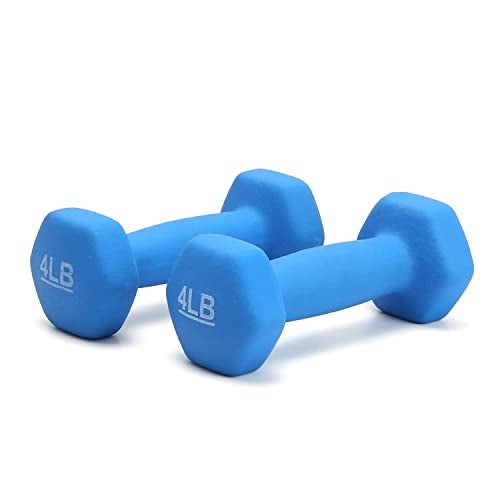 KAKSS Neoprene Workout Fixed Weight Dumbbell(Proudly Made In India) (4-Pound, Set Of 2pc) - Image 2
