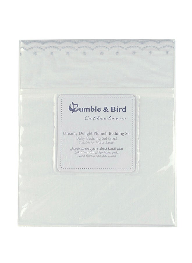 Bumble & Bird Bumble & Bird - Plumeti For Cot - 3pcs - Grey  - Image 3