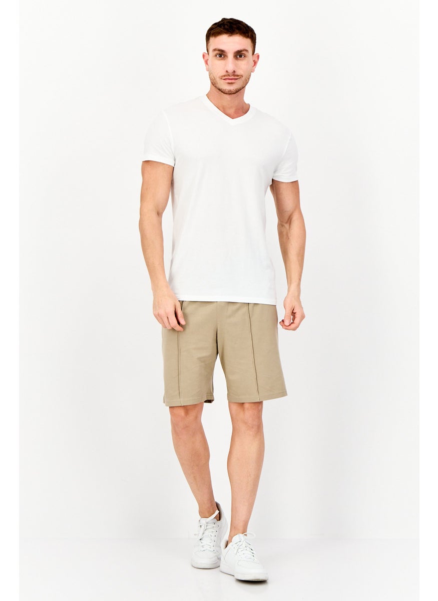 Tommy John - Men 2 Pack V-Neck Short Sleeve Plain T-shirt, White - Image 1