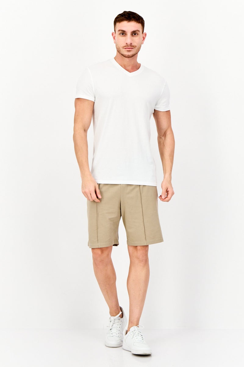 Tommy John Men 2 Pack V-Neck Short Sleeve Plain T-shirt, White - Image 2