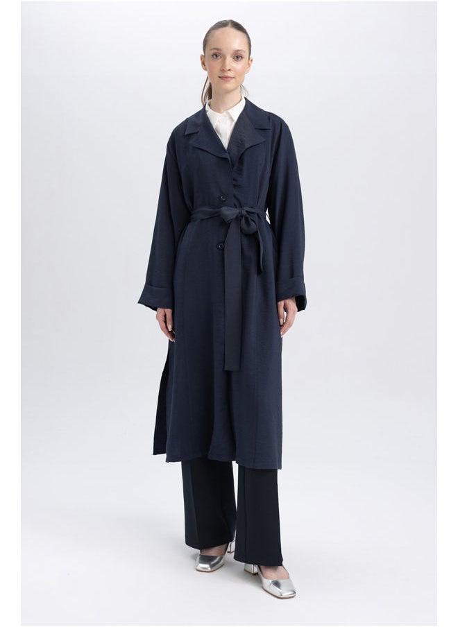 DeFacto - Woman Relax Fit Woven Long Sleeve Tunic - Image 1