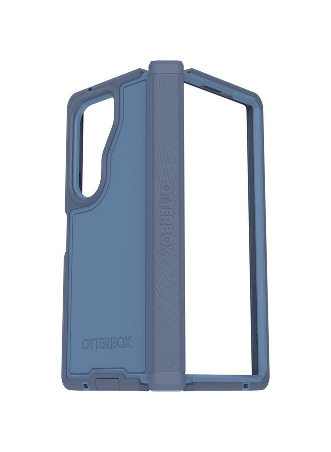 أوتربوكس جراب OtterBox Galaxy Z Fold6 Defender Series XT - جينز أزرق فاتح (أزرق)، بدون شاشة، حماية متينة للمفصلة، ملحق حبل، متوافق مع PowerShare والشحن اللاسلكي  - Image 3