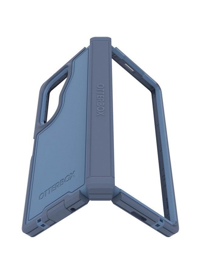أوتربوكس جراب OtterBox Galaxy Z Fold6 Defender Series XT - جينز أزرق فاتح (أزرق)، بدون شاشة، حماية متينة للمفصلة، ملحق حبل، متوافق مع PowerShare والشحن اللاسلكي  - Image 1