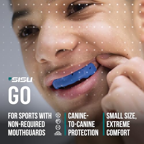SISU Go Mouthguard, Snow White - Low-Profile Front Tooth Protection for Soccer, Basketball, Water Polo, Skateboarding, BMX, Action Sports - Remoldable Up to 20 Times - Thin, Breathable - Non Toxic - Image 2