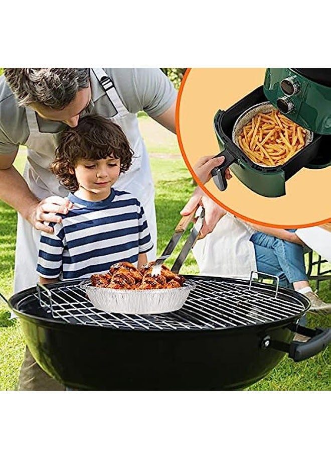 Air Fryer Liners,6 inch Non-Stick Aluminum Foil Air Fryer Liners,Oil-proof Water-proof Air Fryer Liners,Food Grade Aluminum Foil For Baking,Frying,Grilling,Roasting Microwave  - Image 4