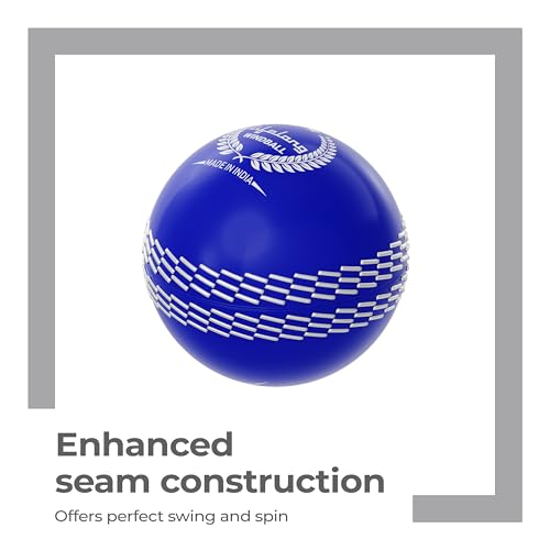 Lifelong PVC Soft Cricket Balls, Set of 3 | Wind Balls for Matches & Practice | Standard Size | Fluorescent Green, Blue, Orange Wind Balls | Lightweight & Water-Resistant | Ideal for All Ages - Image 2