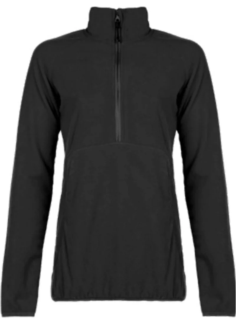 QUIKSILVER Black Women's Fleece Sweatshirt ERJFT03112CASCADE Hz