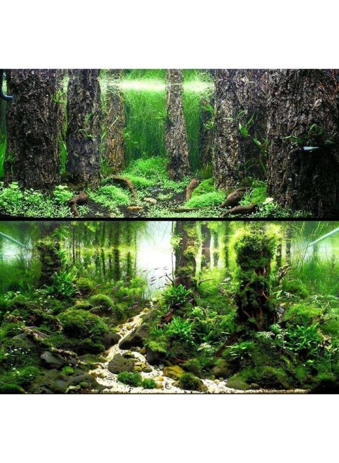 Aquarium Decoration Betta Log Champagne Tree Trunk Decor Stone Base Straight Trunk Hideout Fish Tank Ornament for Cichlid Shrimp Reptile Turtle - Image 3