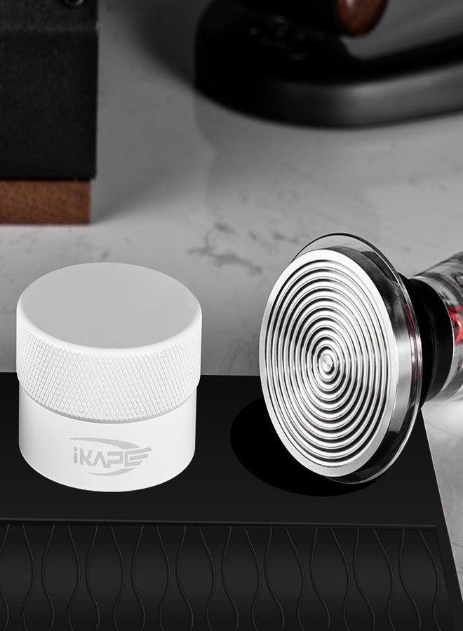 IKAPE 58.35mm Ace Transparent Espresso Coffee Tamper, Premium Barista Coffee Tamper with Calibrated Spring Loaded, Threaded Stainless Steel Base for Espresso Machine(New Upgrade) - Image 3