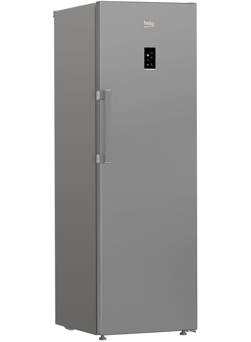 بيكو Upright Freezer -  286L -  No Frost - ProSmart Inverter Compressor -  Safety Glass – 8 Drawers - Open Door Alarm -  Brushed Silver- RFNE313E13STIEG 286 L 1 W RFNE313E13STIEG Brushed silver - Image 2