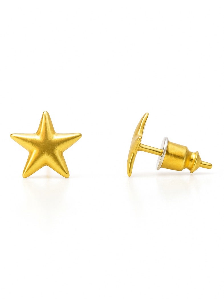 Earss Star Gold Earring | Stainless Steel | 18K Gold Plated - Image 1