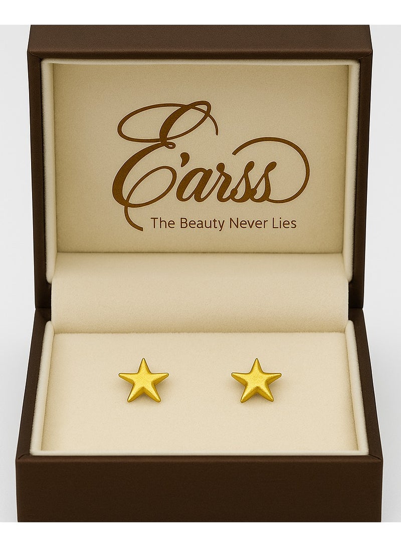 Earss Star Gold Earring | Stainless Steel | 18K Gold Plated - Image 5