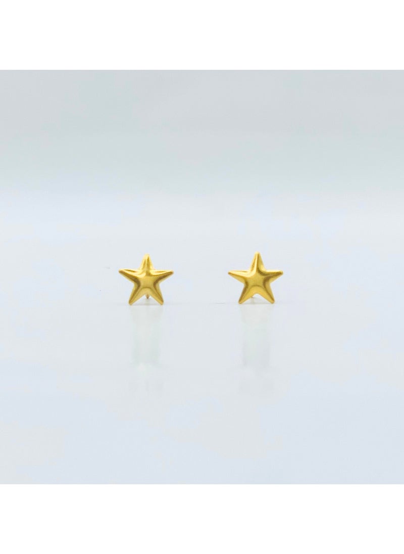 Earss Star Gold Earring | Stainless Steel | 18K Gold Plated  - Image 1