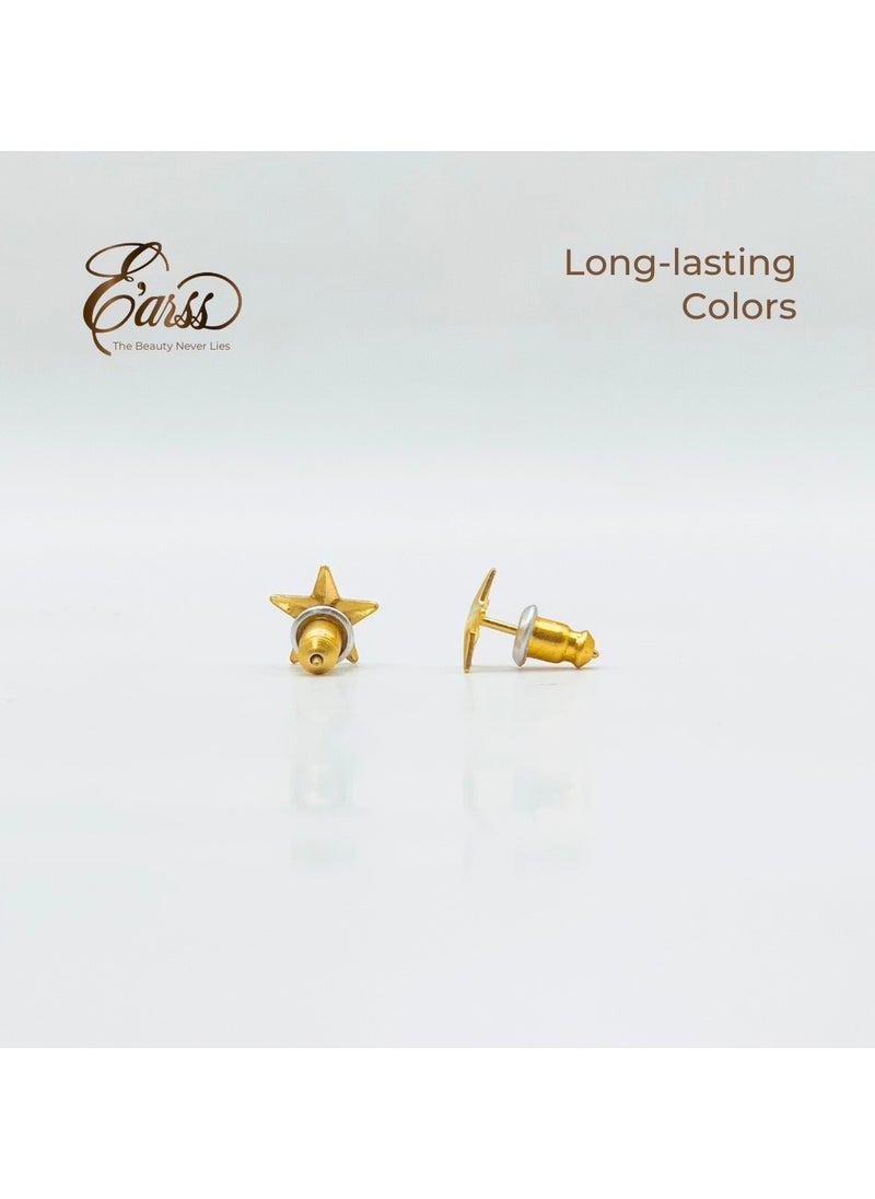 Earss Star Gold Earring | Stainless Steel | 18K Gold Plated  - Image 4