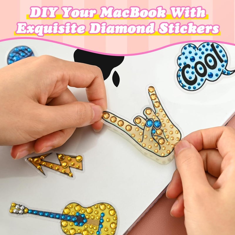 EooCoo Case Compatible for New MacBook Air 15/15.3 inch M4 A3241 M3 A3114 M2 A2941 Liquid Retina Display&Touch ID,2025 2024 2023 Release,Protective Plastic Hard Shell Cover Shiny,Flowers&Butterflies - Image 5