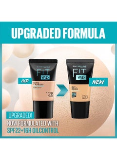 MAYBELLINE NEW YORK Maybelline New York Fit Me Matte & Poreless Foundation Travel Size 18ml - 16H Oil Control with SPF 22 - 130  - Image 3