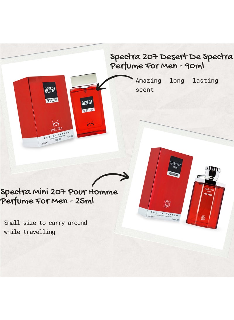 MINI SPECTRA - Mini 207 Desert Red EDP For Men - 25ml - Image 1
