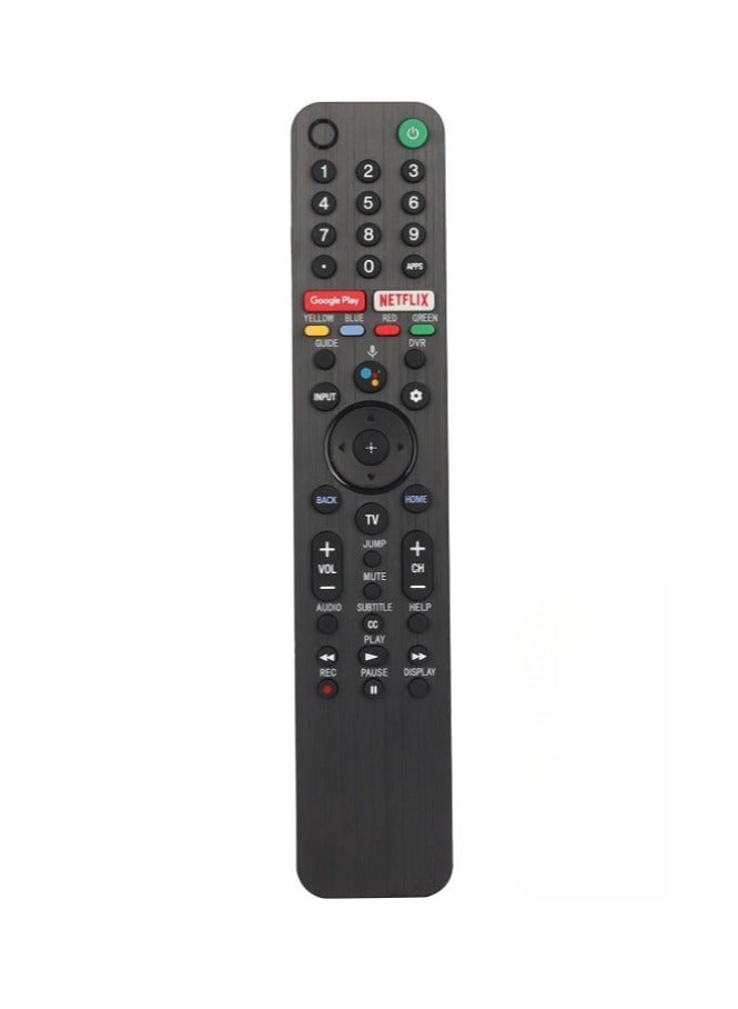 Universal Voice Remote Control RMF-TX500U for Sony Smart TV, Bluetooth-Compatible Replacement for Sony Bravia LED, OLED, 4K UHD, HDR Android TV – Includes Google Play & Netflix Buttons
