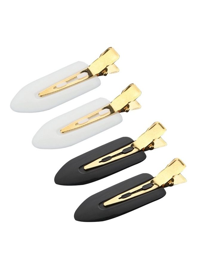 نيبمينينت مجموعة دبابيس شعر معدنية بدون تجعد مُكونة من 4 قطع متعدد الألوان 8x6سم - Image 1