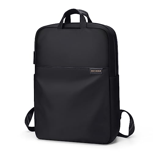GOLF SUPAGS Travel Laptop Backpack for Women Anti Theft Slim Durable College Bookbag Business Computer Bag Fit 13.3Inch Notebook (Black, 13.3Inch) - Image 1