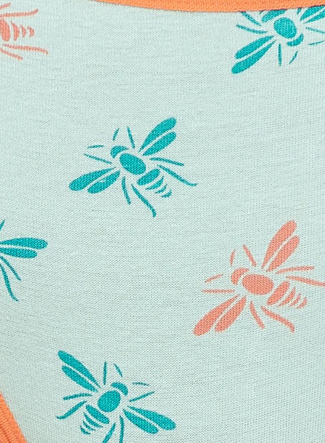 Clovia Pack of 3 - Dragonfly Print Low Rise Bikini Briefs - Image 5