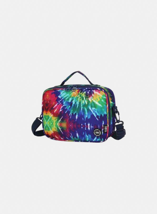 CUBS Junior Student Backpack Royal Blue Tie-Dye Lunch bag - Image 1