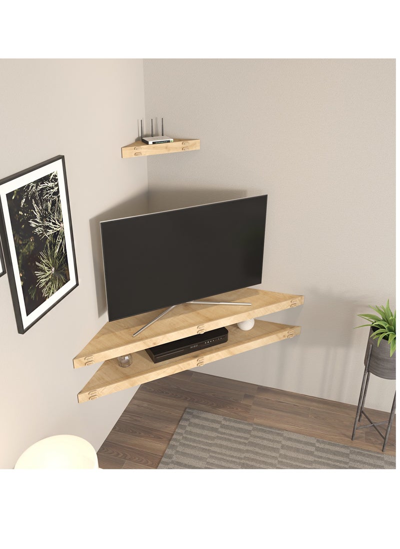 Decorotika Mensi 120 cm Floating Corner TV Unit for TVs up to 55"  - Image 5