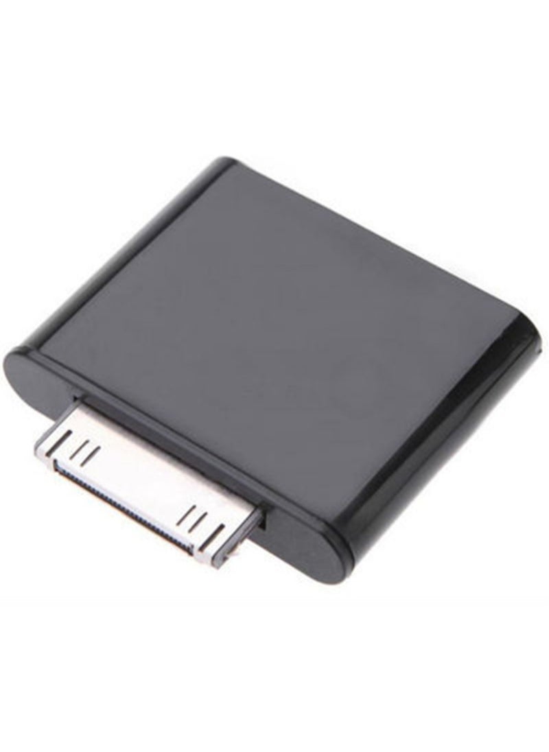 KASTWAVE - Portable BT Adapter Dongle Transmitter 30pin Plug Automatically Pair No Buttons Compatible with i-Pod Mini i-Pod Nano Touch Video - Image 1