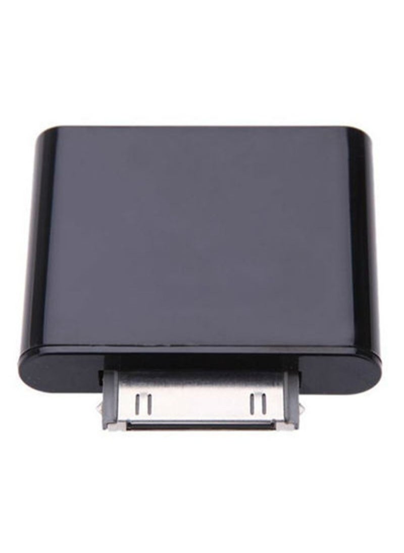 KASTWAVE - Portable BT Adapter Dongle Transmitter 30pin Plug Automatically Pair No Buttons Compatible with i-Pod Mini i-Pod Nano Touch Video - Image 1