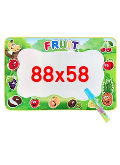 Generic Large Children's Baby 88*58 Learning Words Water Canvas Kindergarten Coloring Fruit Water Carpet Water Painting Toys-Color:Fruit  - Image 1