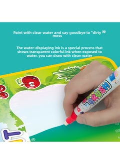 Generic Large Children's Baby 88*58 Learning Words Water Canvas Kindergarten Coloring Fruit Water Carpet Water Painting Toys-Color:Fruit  - Image 4