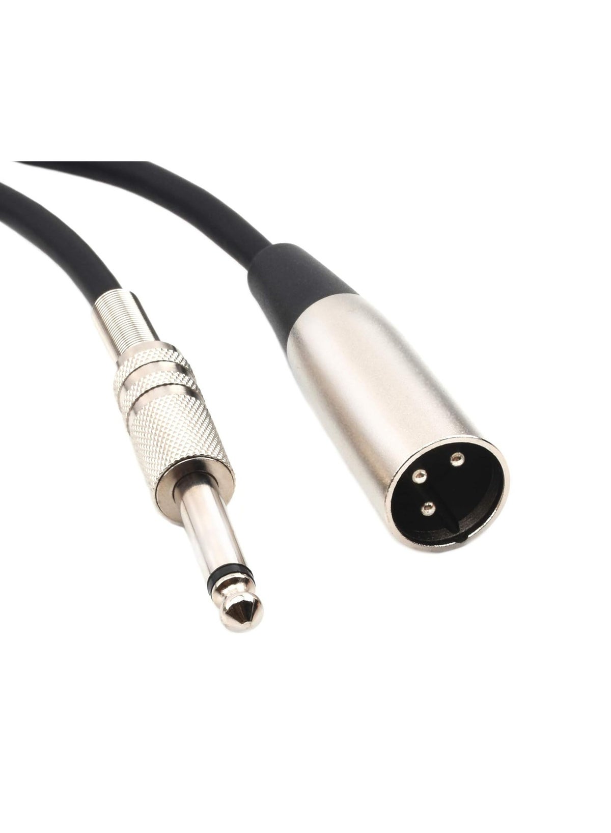 يور سمارت URSMART Unbalanced Xlr Male To 1- Ts Mono Male Plug Audio Connector 6.35 MM