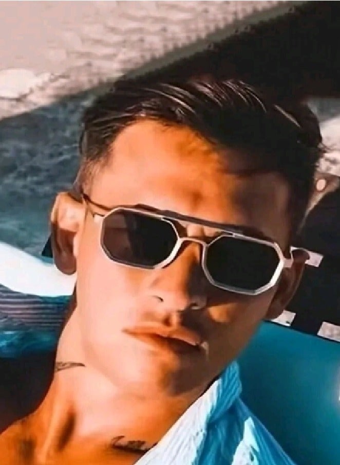 ديلز بيك نظارة شمسية رجالية عصرية وأنيقة - Image 1