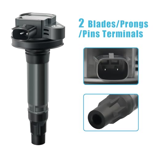 MAS Set of 6 Ignition Coil Pack & 6Pcs Motorcraft Platinum Spark Plug SP589 Compatible with Lincoln MKS MKT MKX MKZ Ford Edge Flex Fusion Taurus 3.7 3.5 V6 Replacement for UF553 UF595 5C1652 - Image 5