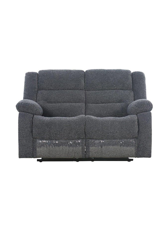 DANUBE HOME Allende 2 Seater Fabric Motion Recliner Modern Design Two Seat Relaxing Chair Living Room Furniture 153x90x101cm Grey  - Image 4
