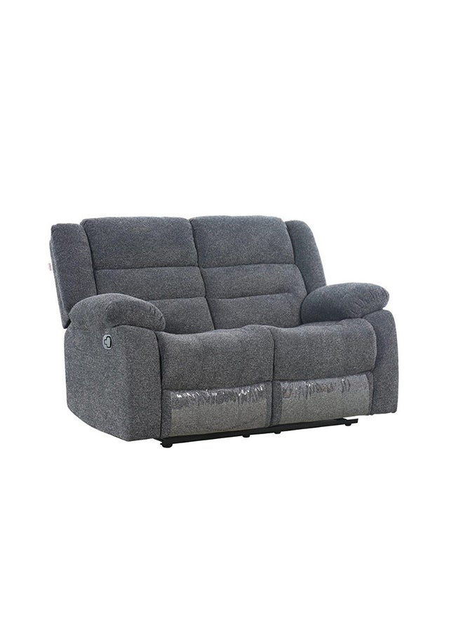 DANUBE HOME Allende 2 Seater Fabric Motion Recliner Modern Design Two Seat Relaxing Chair Living Room Furniture 153x90x101cm Grey  - Image 2