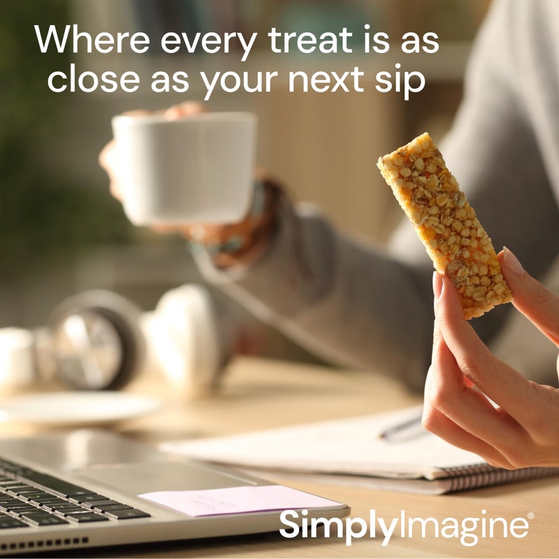 SimplyImagine وعاء حلوى أكريليك من SimplyImagine ومنظم معالجات - أكريليك مستطيل غير مسامي - غطاء مزدوج للحلويات الطازجة وعرض حبوب الإفطار على السطح - Image 5