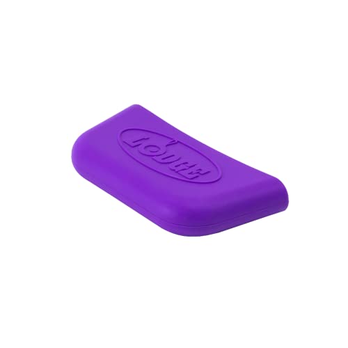 Lodge Bold Silicone Assist Handle Holder - Dishwasher Safe Hot Handle Holder Upgraded Design for Lodge Bold Products Only - Heat Protection Up to 450° - Vivid Purple - Image 1