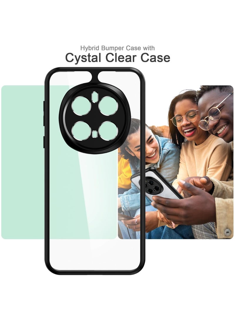 حافظة شفافة لهاتف Honor Magic7 Pro 2024 ظهر صلب شفاف وواقي TPU ناعم غير متغير اللون مضادة للصدمات حافظة هاتف واقية نحيفة تناسب Honor Magic7 Pro - Image 4