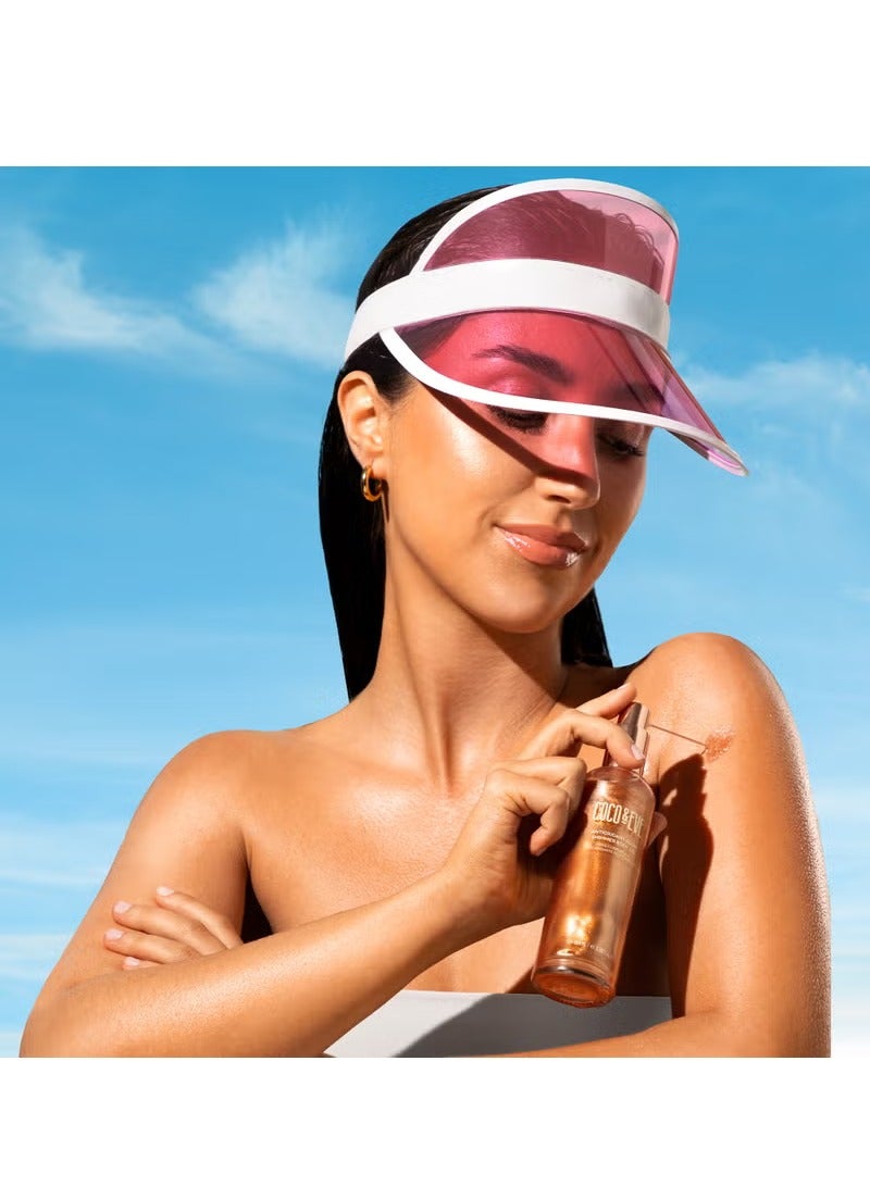 Coco & Eve Antioxidant Glow Shimmer Body Oil 100ml - Image 3