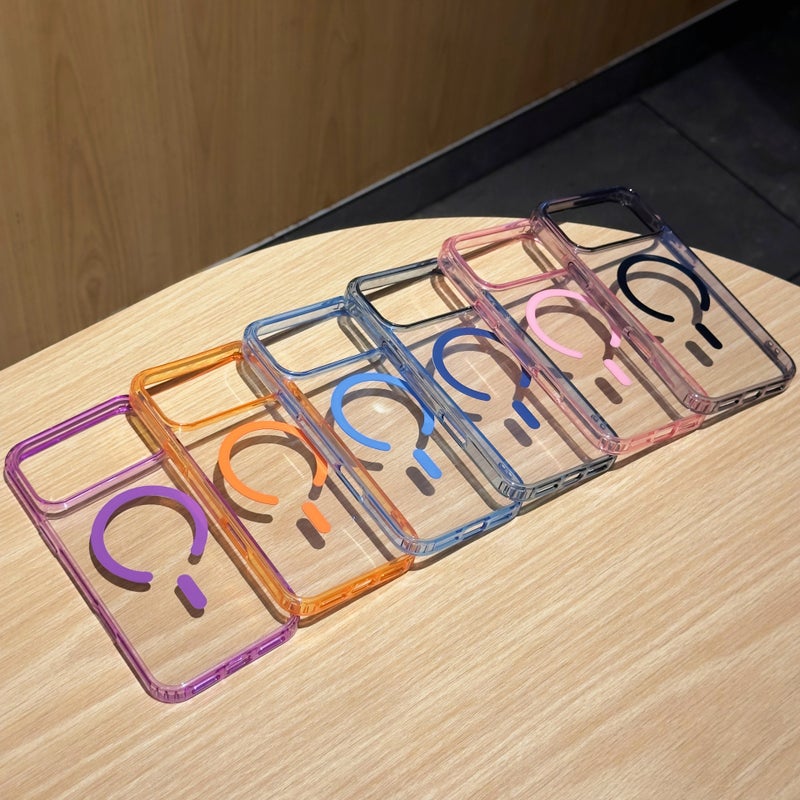 MagSafe iPhone 16 Scratch Resistant TPU Protective + PC Case for 16 Plus 16 Pro 16 Pro Max in Pink for School Days - Image 4
