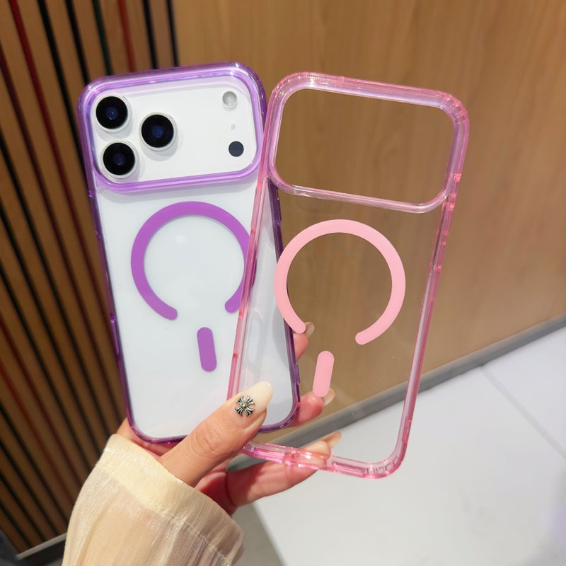 MagSafe iPhone 16 Scratch Resistant TPU Protective + PC Case for 16 Plus 16 Pro 16 Pro Max in Pink for School Days - Image 3