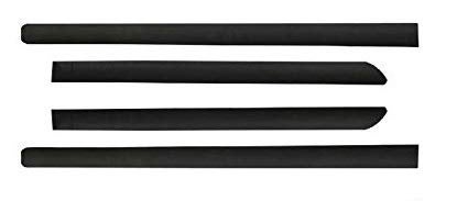 POWERX Black Plain with ABS (Customized for Car) Car Side Beading/Car Side Garnish/Car Door Garnish/Door Lining/Door Protector for Swift Compatible for Year 2004-2009 Models (Set of 4 Pieces) - Image 2