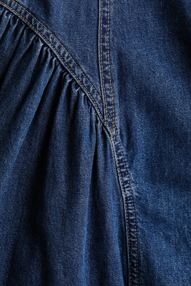 H&M  Flared-skirt denim dress for Women | Best Price UAE