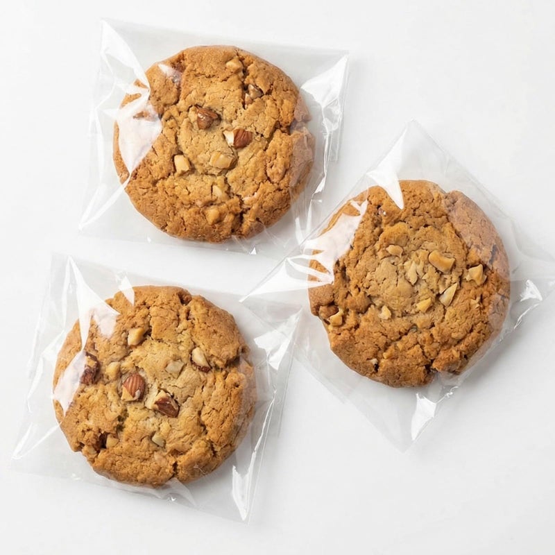 Druvian Cookie Bags 4x6 Inch Clear 200 Pcs, Self Seal Cellophane Bags Food Grade, Resealable Transparent Treat Wrappers for Cookies Candy Snacks Birthday Wedding Party Favors - Image 1